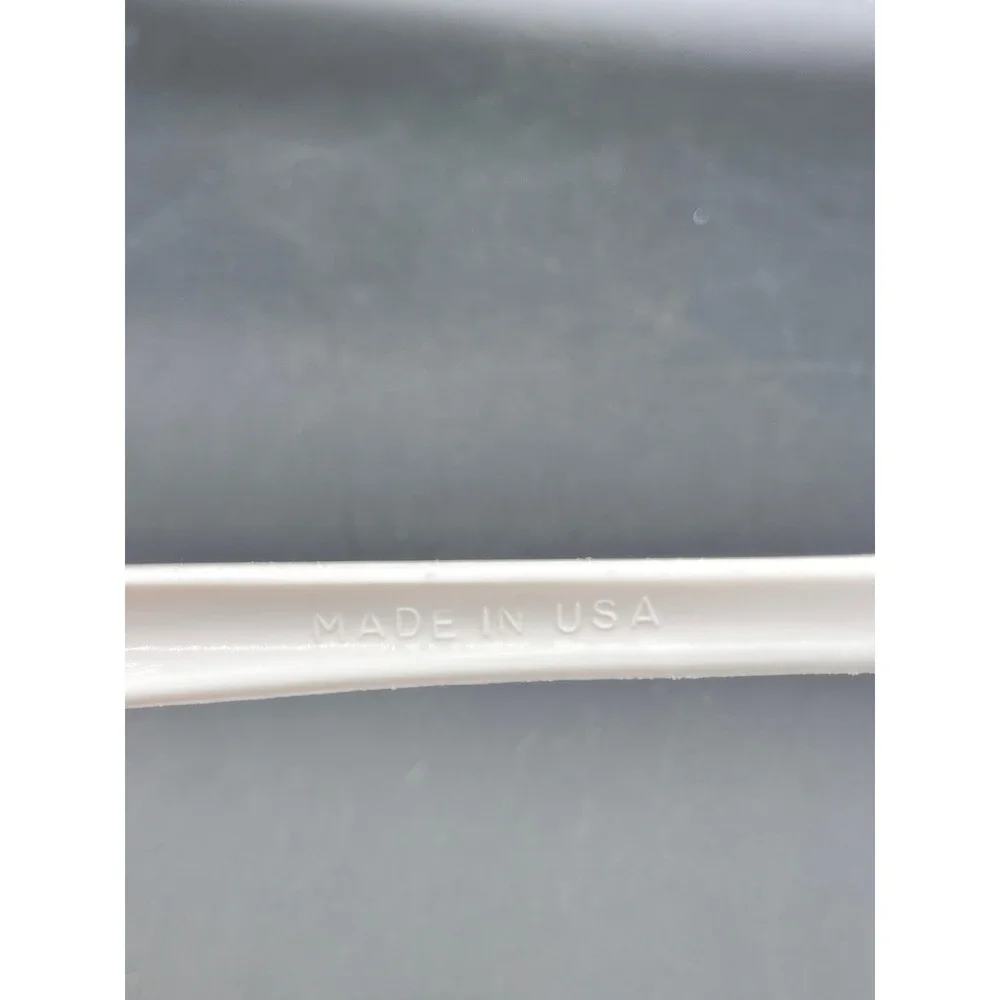 Vtg White Plastic Pasta‎ Spaghetti Server Claw Noodle Fork Made in USA 11.25